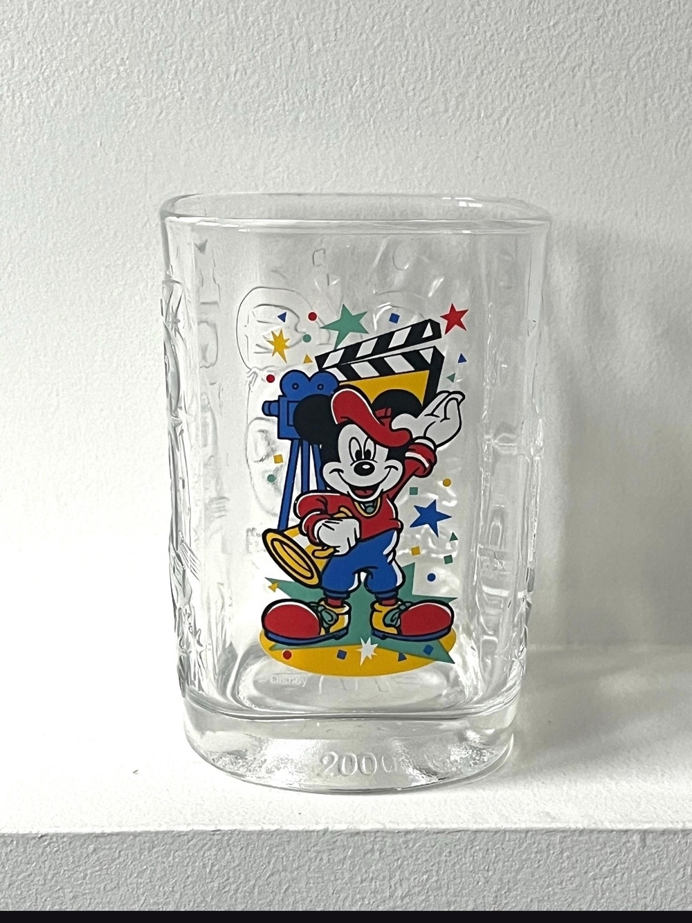 Disney Mickey Mouse Mc Donalds Glass
